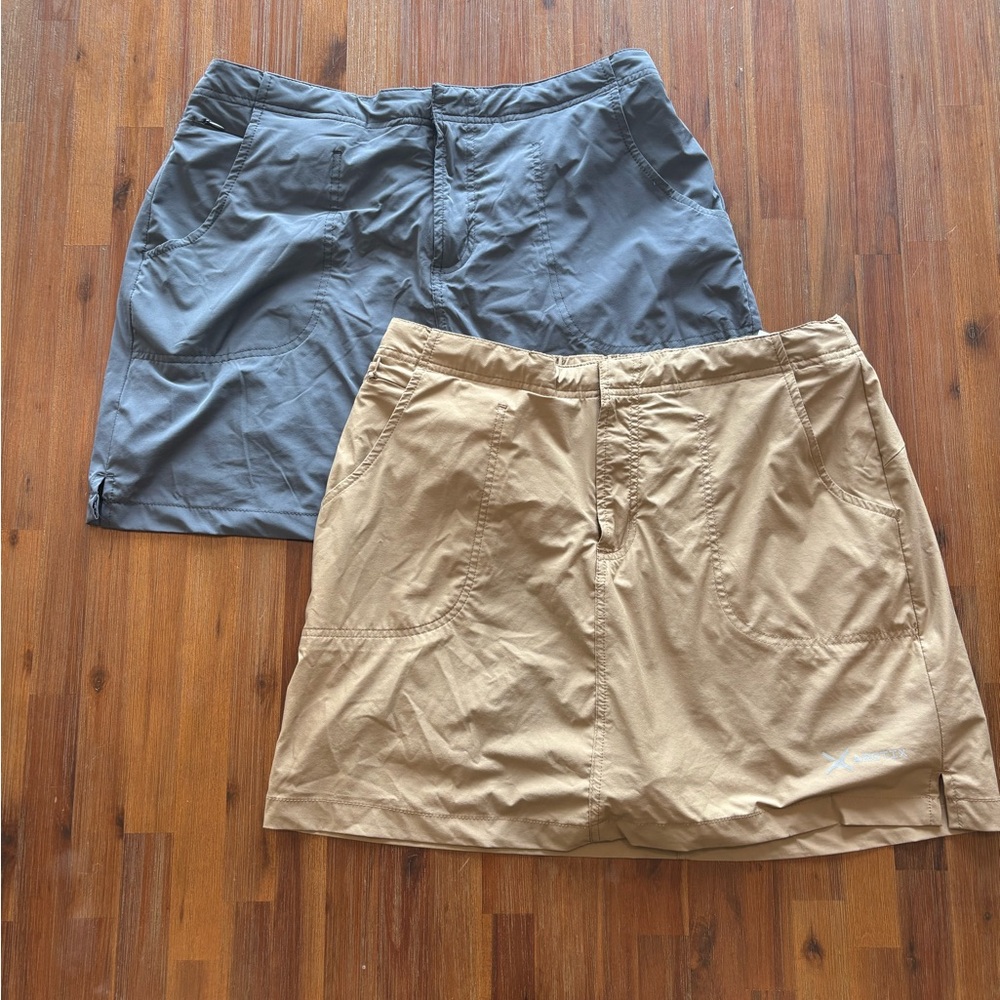 BUNDLE! Arctic Women's golf Skorts in Gray and Tan